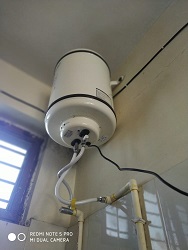 4 Geysors installed near bathroooms